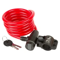 Трос-Замок M-WAVE 10х1800мм, с защ. колпачком, красный (5-233863) 362294137