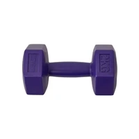 Гантель гексагональная Basefit DB-305 2 кг, пластиковый, фиолетовый, 2 шт. 362273888