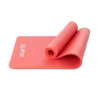 Коврик для йоги и фитнеса STARFIT FM-301 NBR, 1,5 см, 183x61 см, коралловый 466871299