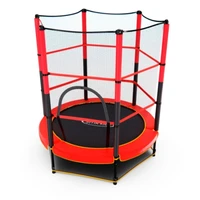 Батут DFC TRAMPOLINE-RED 55 дюймов с сеткой 1207780411