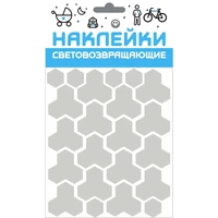 Наклейка световозвращающая COVA SPORT 'Кристалл',100х85mm 1091638628