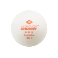 Мяч н/т Donic-Schildkr_t 3* Exclusive, белый (6 шт.), коробка 1550704376