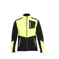 Куртка мужская Fischer Softshell Warm черный/желтый 189255463