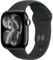 Apple Watch Series 11 42mm Jet Black Aluminium Case with Black Sport Band - S/M (MEQT4X/A) 1193657922