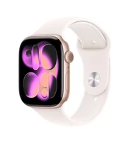 Apple Watch Series 11 46mm Rose Gold Aluminium Case with Light Blush Sport Band - S/M (MEV64X/A) 1353898221