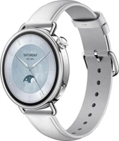 Умные часы Xiaomi Watch S4 41mm RU Leather Strap White 2031063780