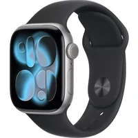 Apple Watch Series 11 42mm Space Grey Aluminium Case with Black Sport Band - S/M (MEQW4X/A) 2106440928