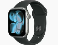 Apple Watch Series 11 42mm Space Grey Aluminium Case with Black Sport Band - M/L (MEQX4ZP/A) 215567642