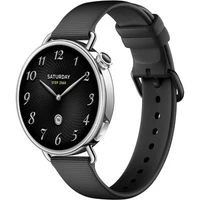 Смарт-часы Xiaomi Watch S4 41мм Fluororubber Strap (Черный) 372669984