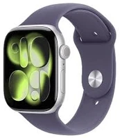 Apple Watch Series 11 42mm Silver Aluminium Case with Purple Fog Sport Band - S/M (MEU64ZP/A) 494261649