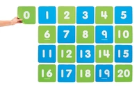 Дорожка цифровая EDX, цифры 0-20 (20 см, 2 цвета, 21 шт) 1423705616
