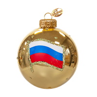 Шар "Триколор", 65 мм., в подарочной упаковке 1440514865