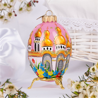 Яйцо пасхальное декоративное, в подарочной упаковке, h- 10,5 см 1756366396