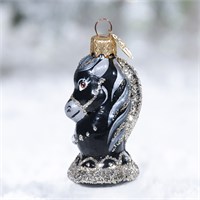 Ёлочное украшение "Шахматный конь 3", в подарочной упаковке, h-7 см 2002740017