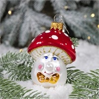 Елочное украшение "Грибок", в подарочной упаковке, h-10 см 528989184