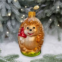 Ёлочное украшение "Лесной ёжик", в подарочной упаковке h- 9,5 см 1008537079