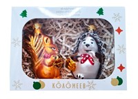 Набор ёлочных игрушек "Лесное очарование 2", из 2 фигурок, в подарочной упаковке 1813473843