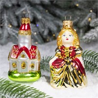 Набор ёлочных игрушек "Принцесса", из 2 фигурок, в подарочной упаковке 1401276343