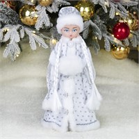 Игрушка-кукла под ёлку "Снегурочка Царская Белая", 44 см, в упаковке 1174323320