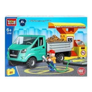 {{photo.Alt || photo.Description || 'Конструктор ГАЗЕЛЬ на заправке, 86 дет. Город мастеров'}}