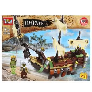 {{photo.Alt || photo.Description || 'Конструктор пиратский корабль, 221 дет. Город мастеров'}}