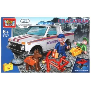 {{photo.Alt || photo.Description || 'Конструктор LADA 4х4 ПИКАП СЛУЖБА спасения,57 дет. (легко собрать) Город мастеров'}}