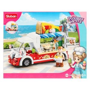 {{photo.Alt || photo.Description || 'Конструктор пласт. машина пиццерия с фигуркой, 156дет. в русс. кор.'}}