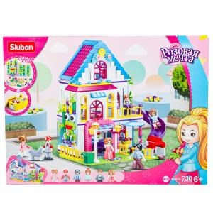 {{photo.Alt || photo.Description || 'Конструктор пласт. ДОМ с аксесс и фигурками, в ассорт,  730дет. в русс. кор.'}}