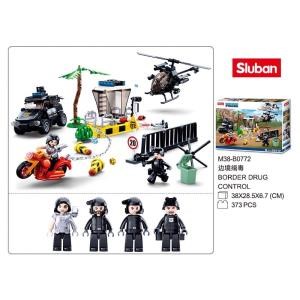 Конструктор пласт. машина с фигурками. 373дет. в русс. кор. M38-B0772 (16)