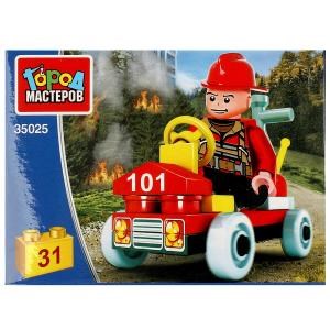 {{photo.Alt || photo.Description || 'Конструктор пожарник на машине, 31 дет. Город мастеров'}}