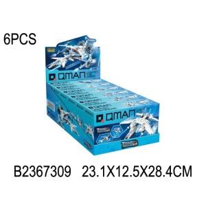 Конструктор пласт. самолет, в ассорт. в кор. в дисплее BRICK41106