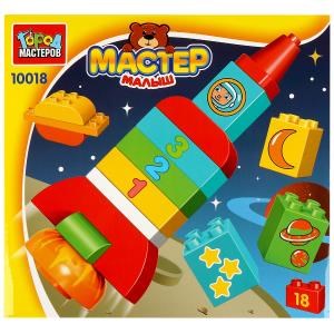 {{photo.Alt || photo.Description || 'Конструктор большие кубики: ракета, 18 дет. Город мастеров'}}