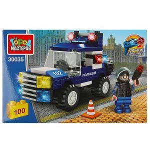 {{photo.Alt || photo.Description || 'Конструктор ПОЛИЦЕЙСКИЙ ДЖИП с человечком, 100 дет. Город мастеров'}}