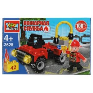 {{photo.Alt || photo.Description || 'Конструктор ПОЖАРНЫЙ на машине, 42 дет. Город мастеров'}}