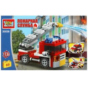 {{photo.Alt || photo.Description || 'Конструктор ПОЖАРНАЯ МАШИНА 3в1, 69 дет. Город мастеров в кор.60шт'}}