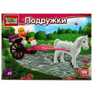 {{photo.Alt || photo.Description || 'Конструктор поездка на лошадке, 46 дет. Город мастеров'}}