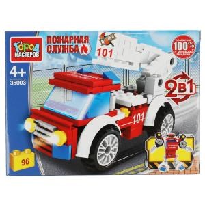 {{photo.Alt || photo.Description || 'Конструктор ПОЖАРНАЯ МАШИНА 2в1 (инерция), 96 дет. Город мастеров'}}