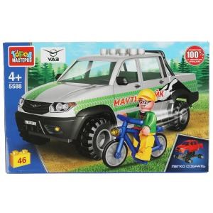 {{photo.Alt || photo.Description || 'Конструктор UAZ PICKUP, 46 дет. (легко собрать) Город мастеров'}}