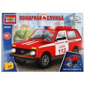 {{photo.Alt || photo.Description || 'Конструктор LADA 4х4: ПОЖАРНАЯ СЛУЖБА, 38 дет. (легко собрать) Город мастеров'}}