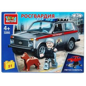 {{photo.Alt || photo.Description || 'Конструктор LADA 4х4 РОСГВАРДИЯ, 51 дет. Город мастеров'}}