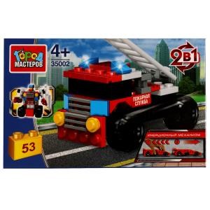 {{photo.Alt || photo.Description || 'Конструктор ПОЖАРНАЯ МАШИНА 2в1 (инерция), 53 дет. Город мастеров'}}