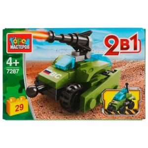 {{photo.Alt || photo.Description || 'Конструктор самоходная пушка 2в1, 29 дет. Город мастеров'}}