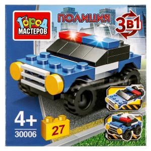 {{photo.Alt || photo.Description || 'Конструктор ПОЛИЦЕЙСКИЙ машина 3в1, 27 дет. Город мастеров'}}