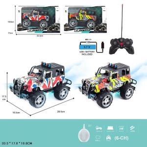 ДЖИП р/у на аккум, со светом, USB з/у, цвет в ассорт в кор в кор.36шт N633-H08206