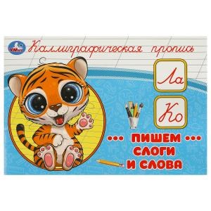 {{photo.Alt || photo.Description || 'Пишем слоги и слова. Каллиграфическая пропись. 205х140 мм. Скрепка. 16 стр. Умка в кор.50шт'}}