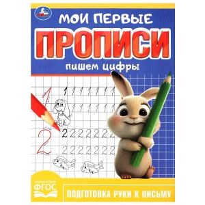 {{photo.Alt || photo.Description || 'Пишем цифры. Мои первые прописи. 160х215 мм. Скрепка. 16 стр. Умка в кор.50шт'}}