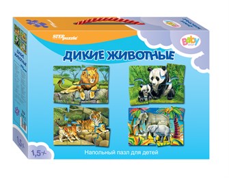 {{photo.Alt || photo.Description || 'Напольный пазл-мозаика Дикие животные (Baby Step) (средние)'}}