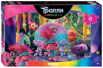 Мозаика puzzle maxi 24 Trolls - 2. Music is Life (DreamWorks) # 90069