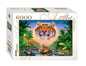 Мозаика puzzle 6000 Величественный тигр # 85501