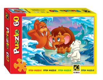 Мозаика puzzle 60 Мамонтёнок (Т/о Экран) # 81019